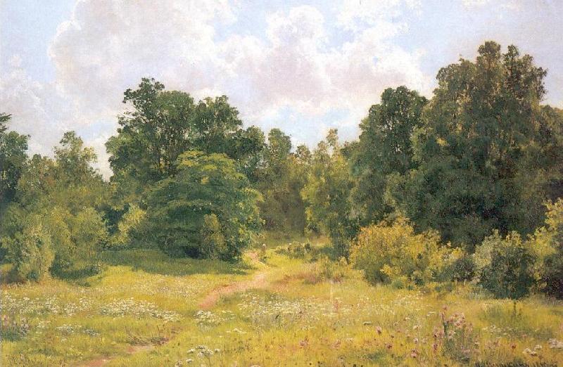 Ivan Shishkin Deciduous Forest Edge Norge oil painting art